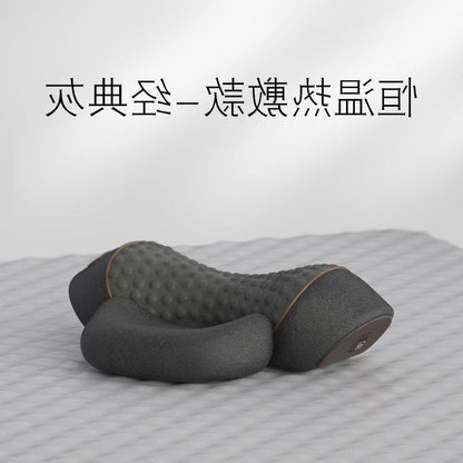 温熱・牽引・マッサージ機能付き 颈椎サポート枕｜睡眠時の頸椎ケア・スパインアライメント・メーカー直販モデル “寝ている間に首を整える。” 頸椎を守りながら睡眠の質を高めるために設計された、 温熱 × 牽引 × マッサージ の多機能ネックケア枕です。 日々の首の負担をやわらげ、翌朝の軽さを実感できます。