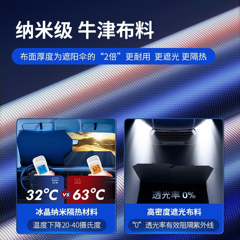 数秒で完了する、車内のためのスマート遮熱対策