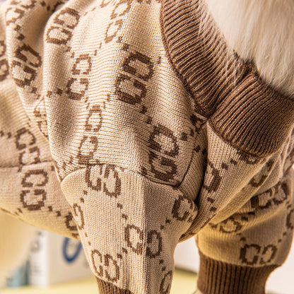 犬用セーター｜トレンドペットウェア 高品質 犬猫用服｜フレンチブルドッグ・ポメラニアン・チワワ対応ドッグウェア おしゃれで暖かい、今季注目のペットセーター。 肌触りの良い高品質素材で、愛犬・愛猫の可愛さをさらに引き立てます。 小型〜中型犬にぴったりの万能デザイン。