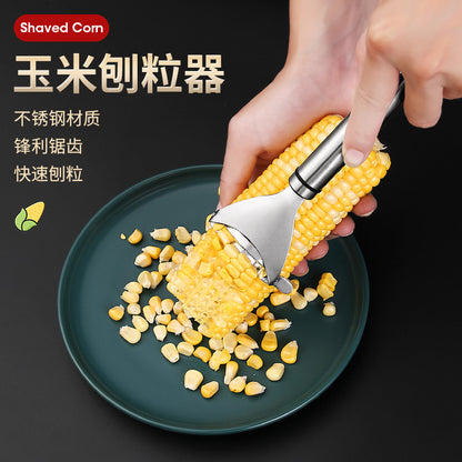 ステンレスコーンストリッパーキッチンガジェットコーン脱穀機手動家庭用プレーナーセパレーターコーンプレーナー